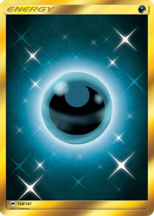 Basic Darkness Energy (Gold) (168) Holofoil - Burning Shadows