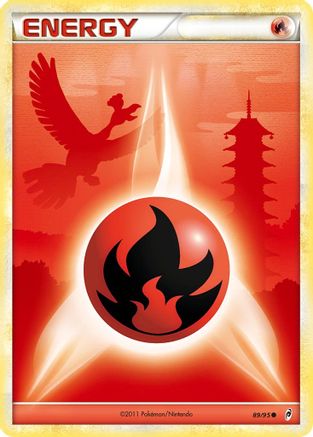 Basic Fire Energy (89) Holofoil - Call of Legends
