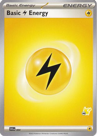 Basic Lightning Energy (#48 Pikachu) (4) - Battle Academy 2024