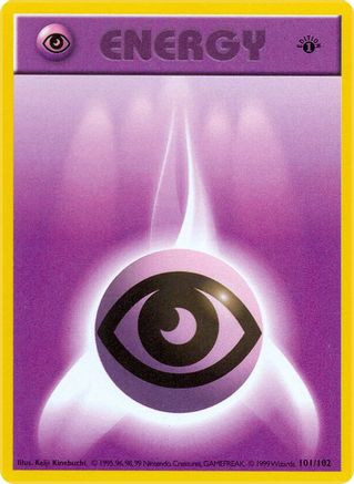 Basic Psychic Energy (101) (1st Edition) - Base Set (Shadowless)