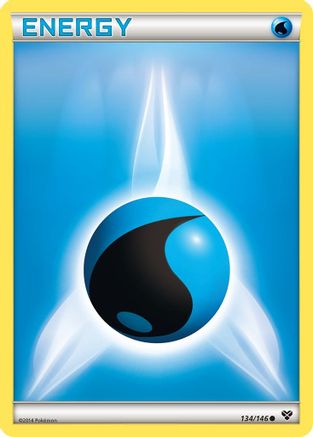 Basic Water Energy (134) - XY Base Set