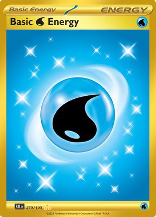 Basic Water Energy (Gold) (279) Holofoil - Paldea Evolved
