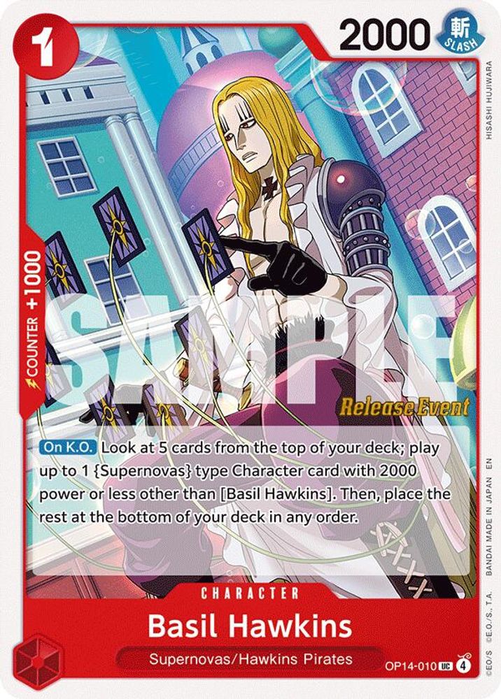 Basil Hawkins (OP14-010) Release Event Cards