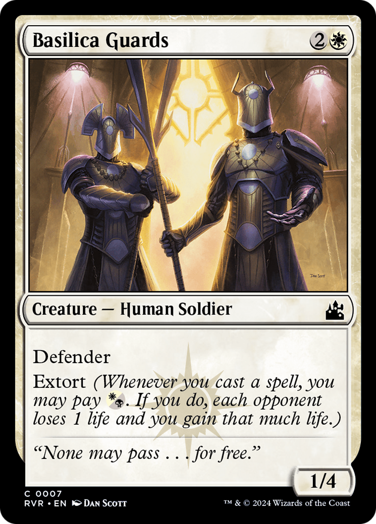 Basilica Guards (007) Foil - Ravnica Remastered