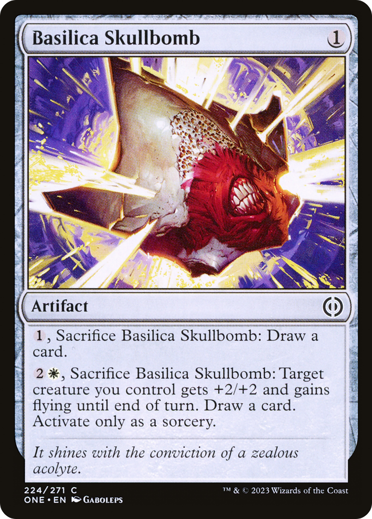 Basilica Skullbomb (224) - Phyrexia: All Will Be One Foil