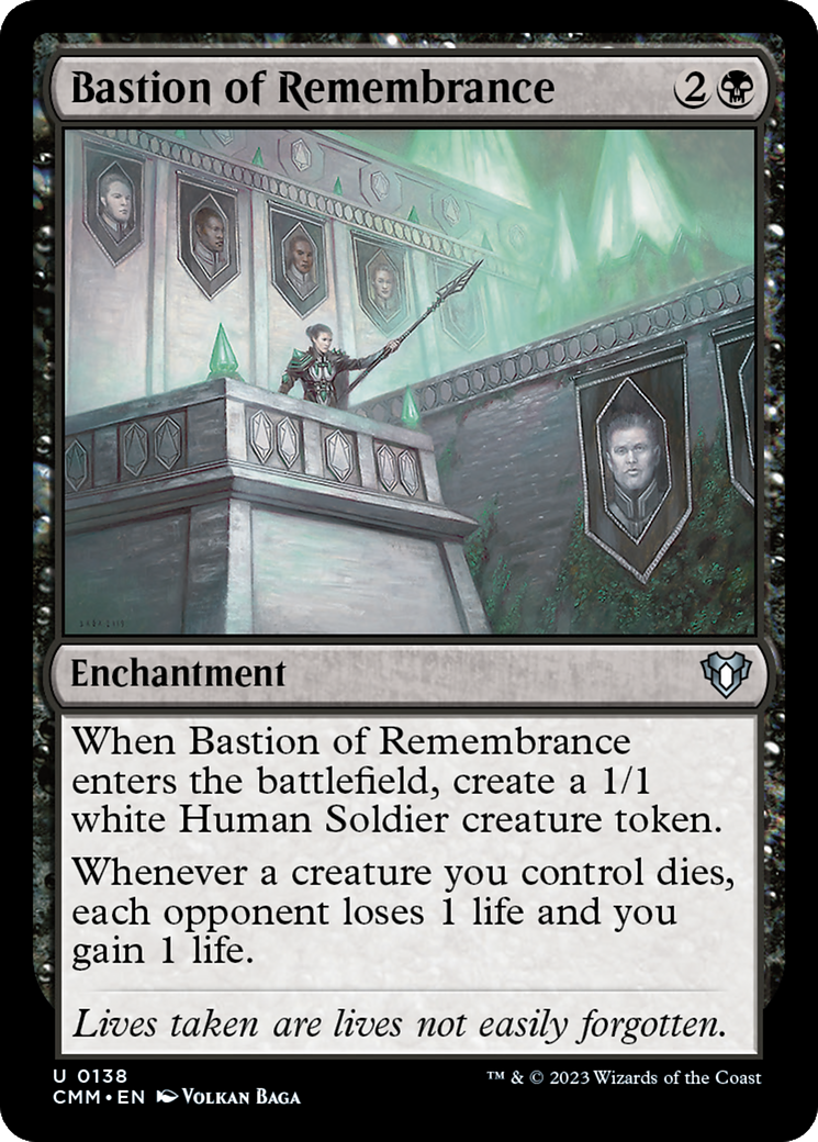 Bastion of Remembrance (138) - Commander Masters