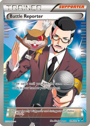 Battle Reporter (Full Art) (109) Holofoil - Furious Fists