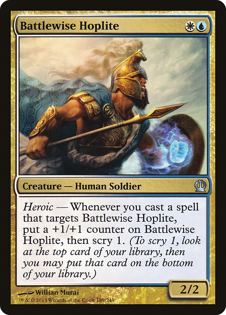 Battlewise Hoplite (189) Foil - Theros