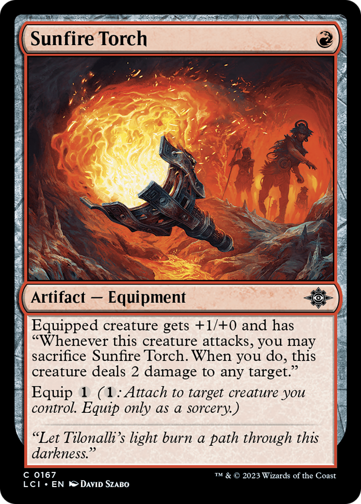 Sunfire Torch (167) Foil - The Lost Caverns of Ixalan