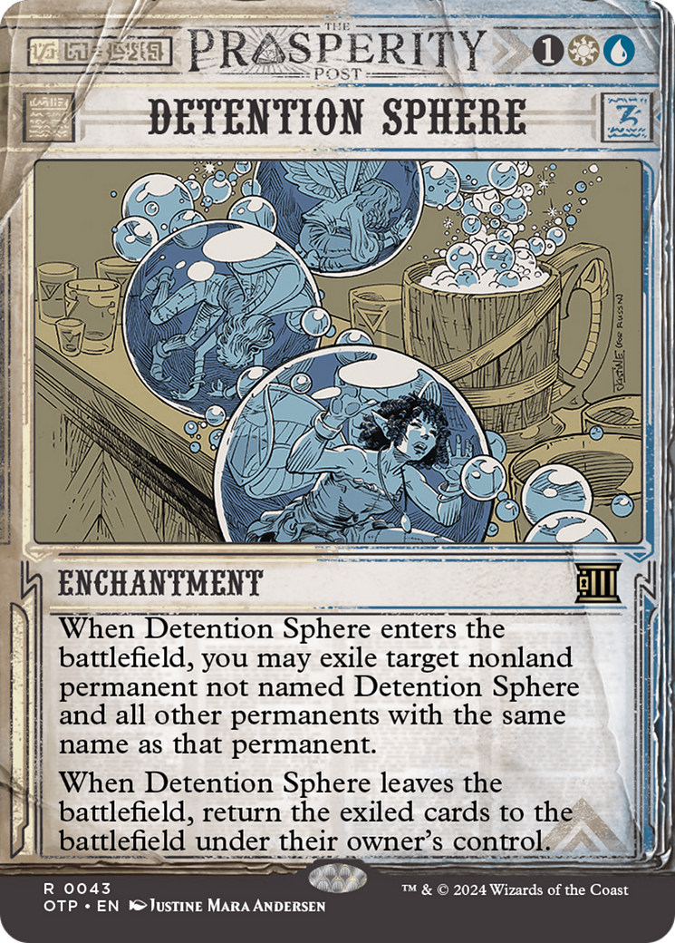 Detention Sphere (Showcase) (043) Foil - Breaking News
