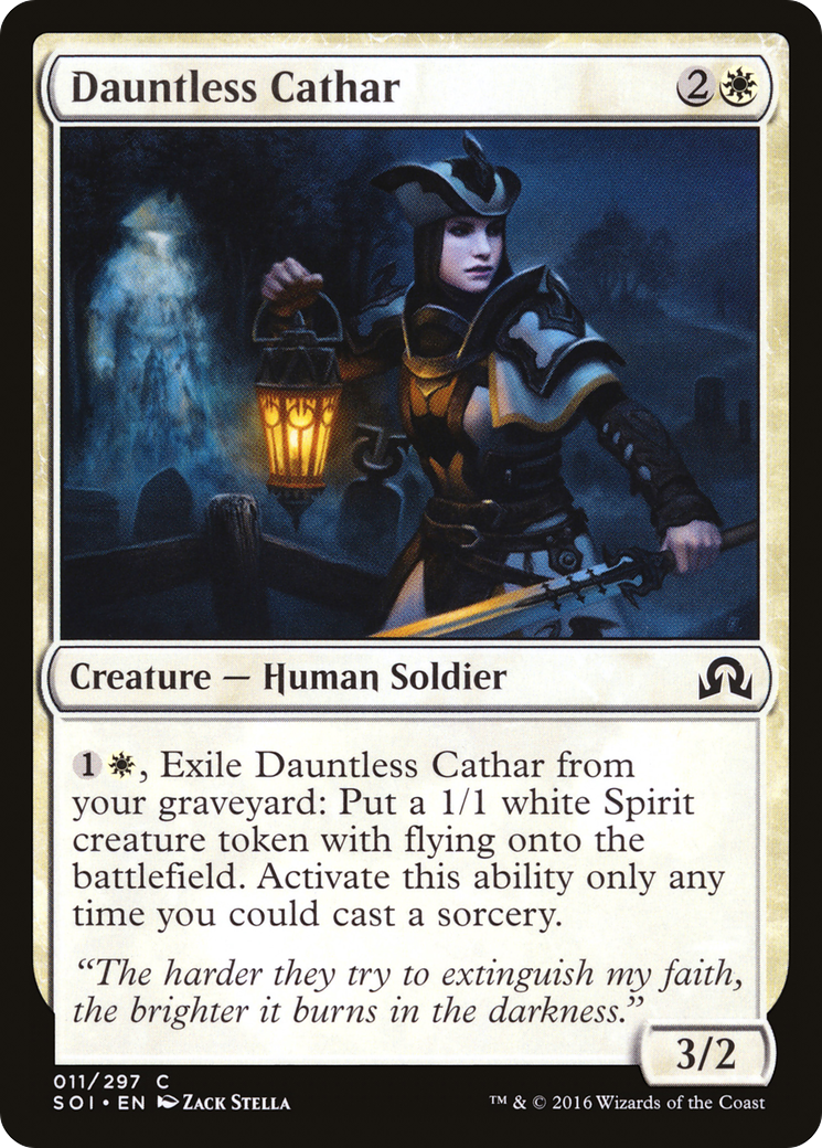 Dauntless Cathar (011) - Shadows over Innistrad