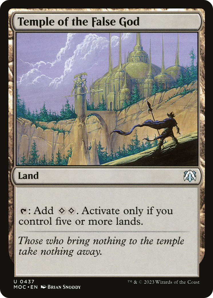 Temple of the False God (437) - March of the Machine Commander