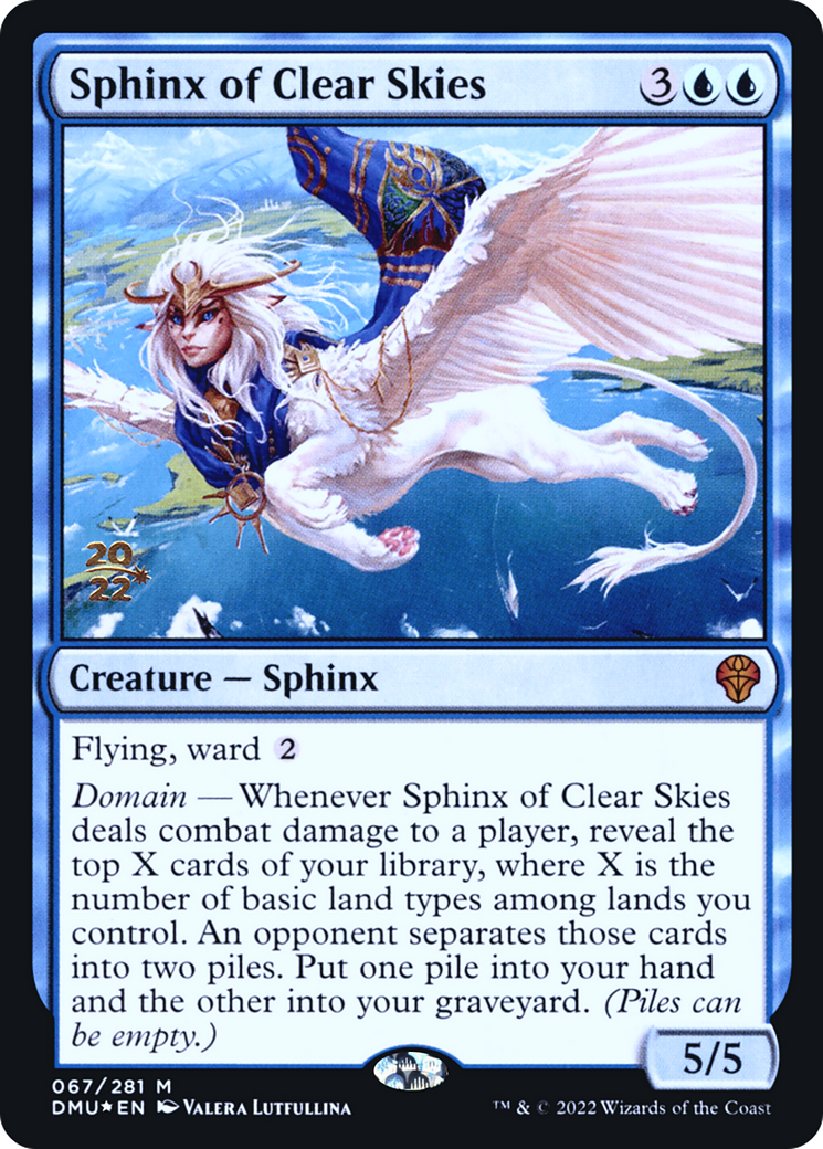 Sphinx of Clear Skies (067) Foil - Dominaria United Promos
