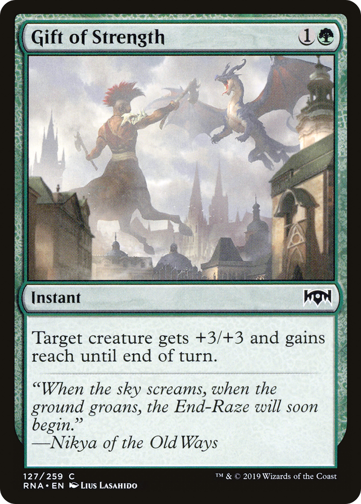 Gift of Strength (127) - Ravnica Allegiance