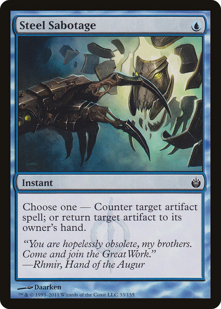 Steel Sabotage (033) - Mirrodin Besieged