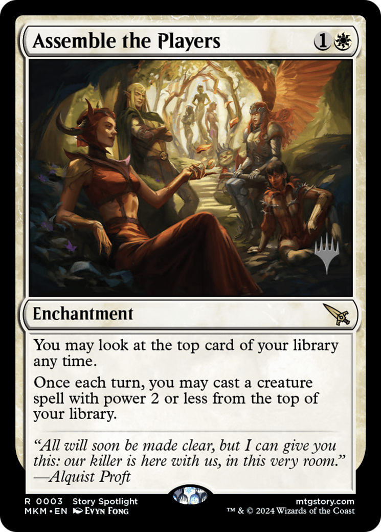 Assemble the Players (003) Foil - Murders at Karlov Manor Promos