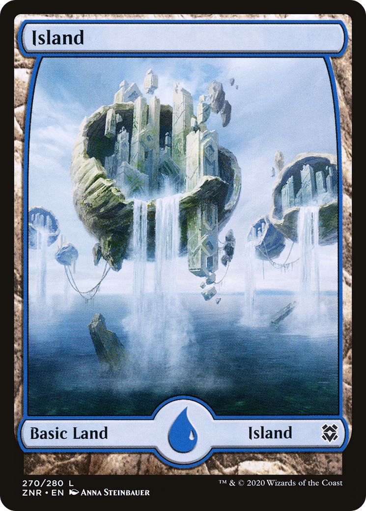 Island – Full Art (270) Foil - Zendikar Rising
