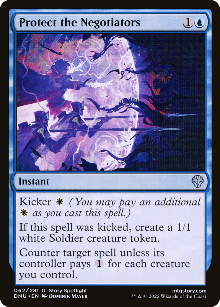 Protect the Negotiators (062) Foil - Dominaria United