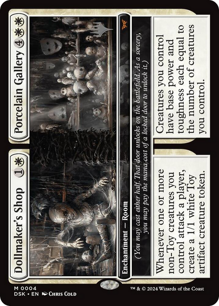 Dollmaker's Shop // Porcelain Gallery (004) Foil - Duskmourn: House of Horror Promos