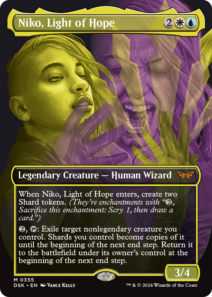 Niko, Light of Hope (Showcase) (355) Foil - Duskmourn: House of Horror