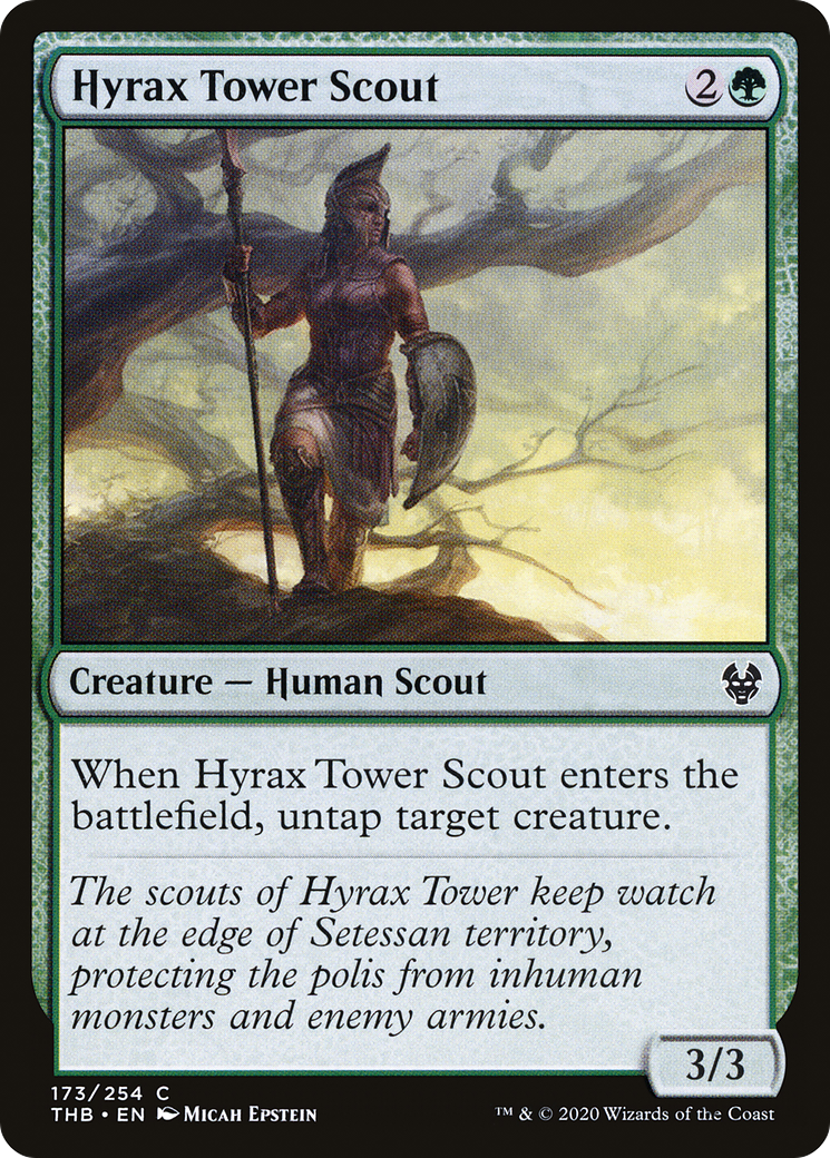 Hyrax Tower Scout (173) Foil - Theros Beyond Death