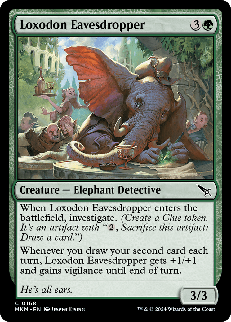 Loxodon Eavesdropper (168) Foil - Murders at Karlov Manor