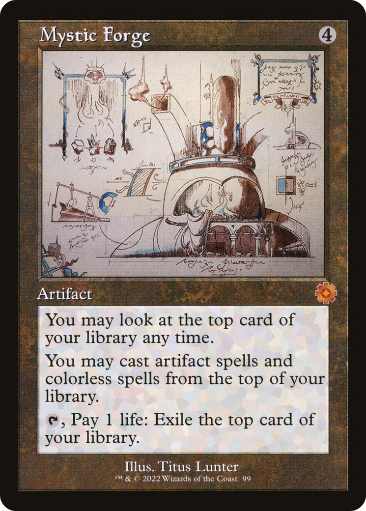Mystic Forge (Schematic) (Retro) (099) - The Brothers' War Retro Artifacts
