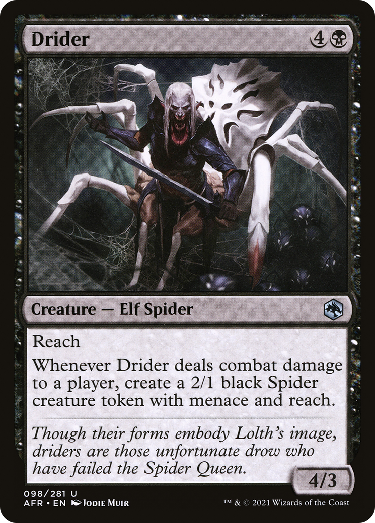 Drider (098) Foil - Adventures in the Forgotten Realms