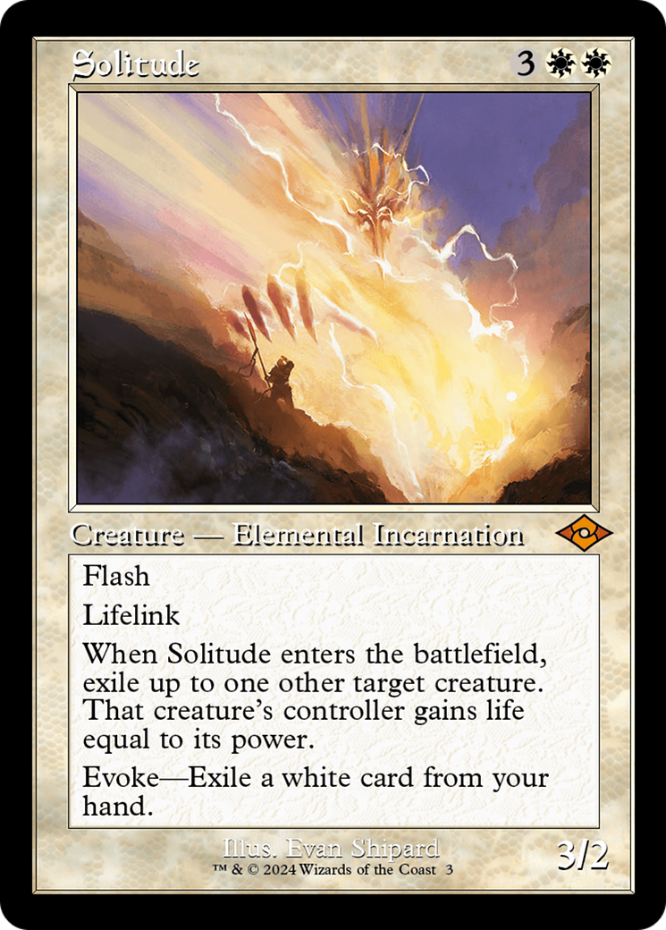 Solitude (Retro) (003) Foil - Modern Horizons 2 Timeshifts