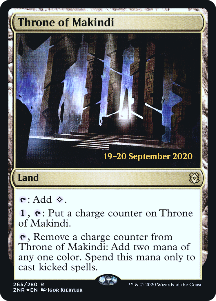 Throne of Makindi (265) Foil - Zendikar Rising Promos