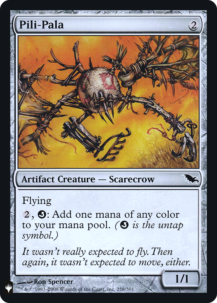 Pili-Pala (SHM-258) - The List