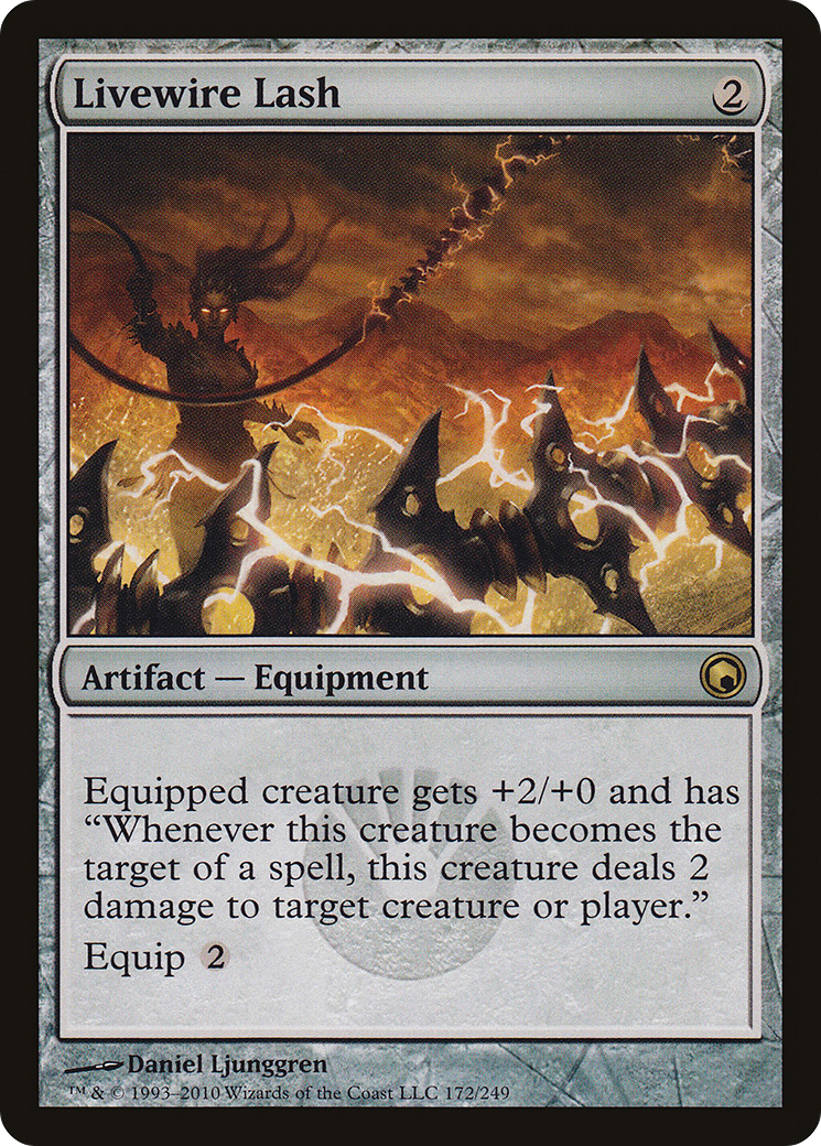 Livewire Lash (172) Foil - Scars of Mirrodin