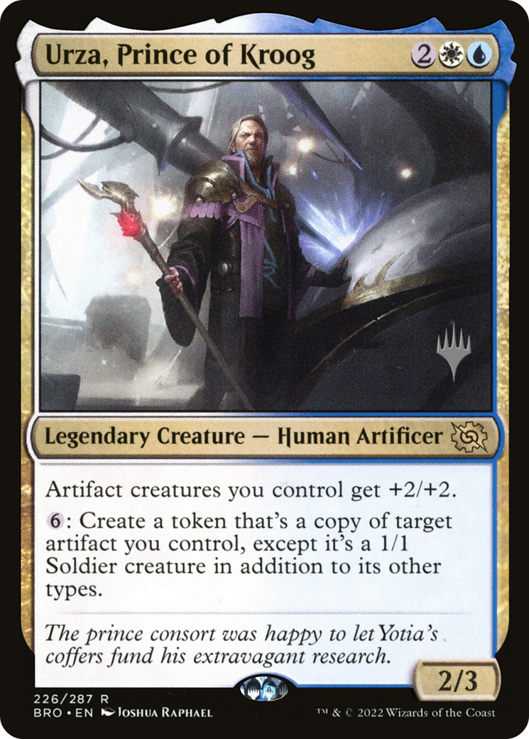 Urza, Prince of Kroog (226) - The Brothers' War Promos