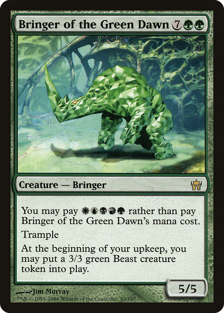 Bringer of the Green Dawn (083) Foil - Fifth Dawn