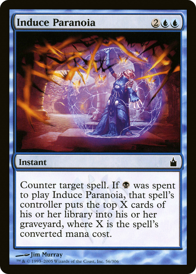 Induce Paranoia (056) Foil - Ravnica: City of Guilds