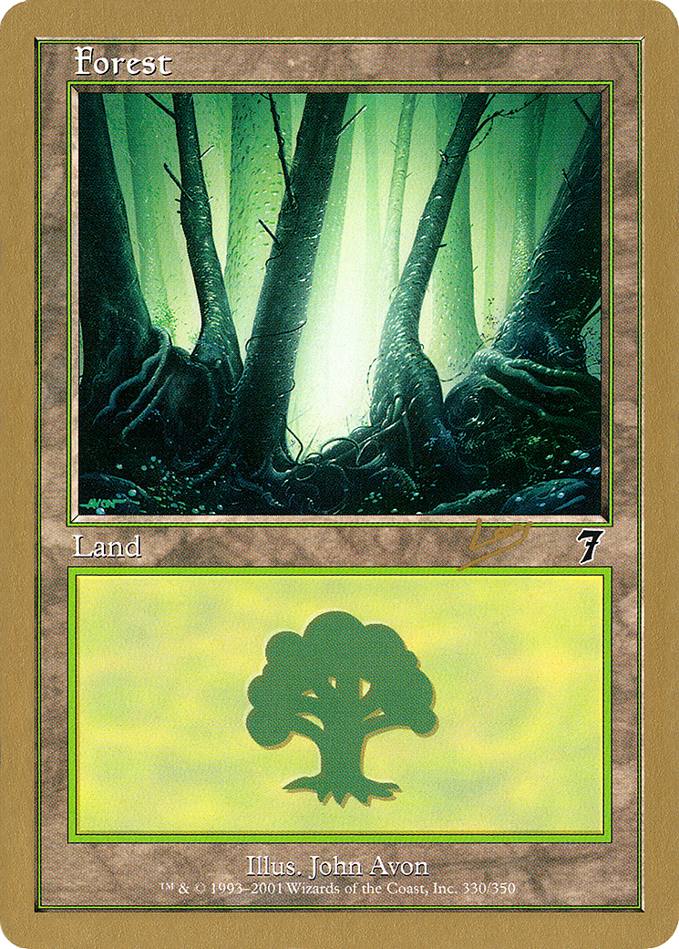 Forest (Retro) (rl330) - World Championship Decks 2002