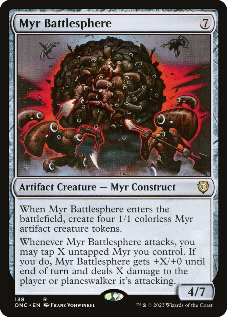 Myr Battlesphere (138) - Phyrexia: All Will Be One Commander