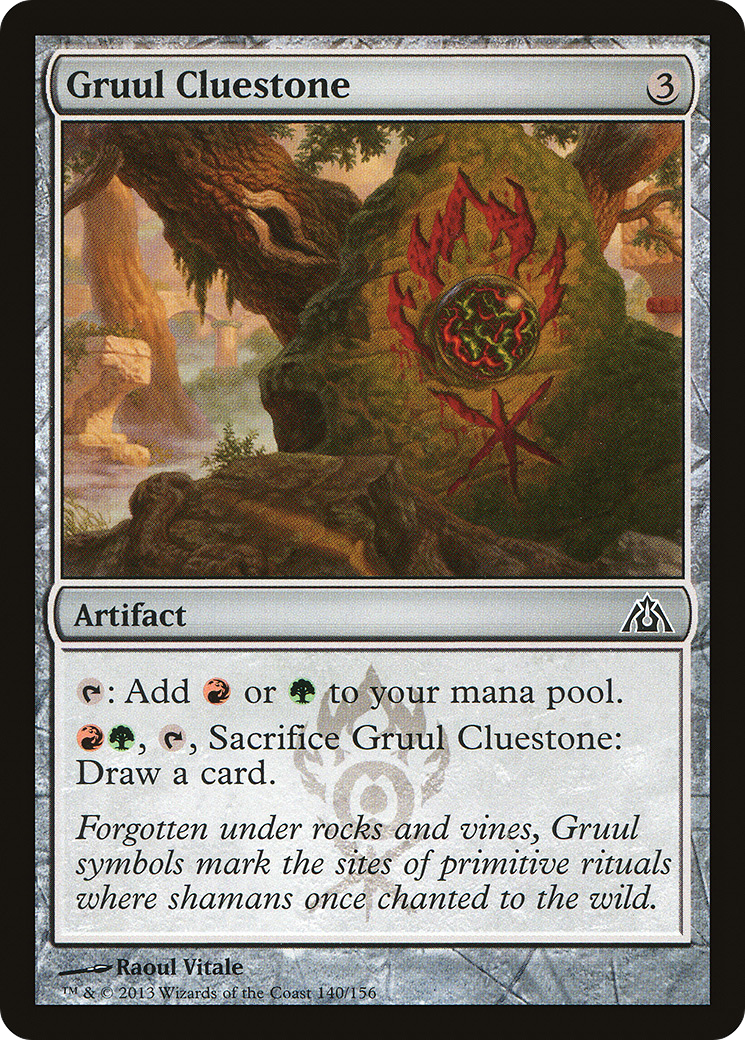 Gruul Cluestone (140) Foil - Dragon's Maze
