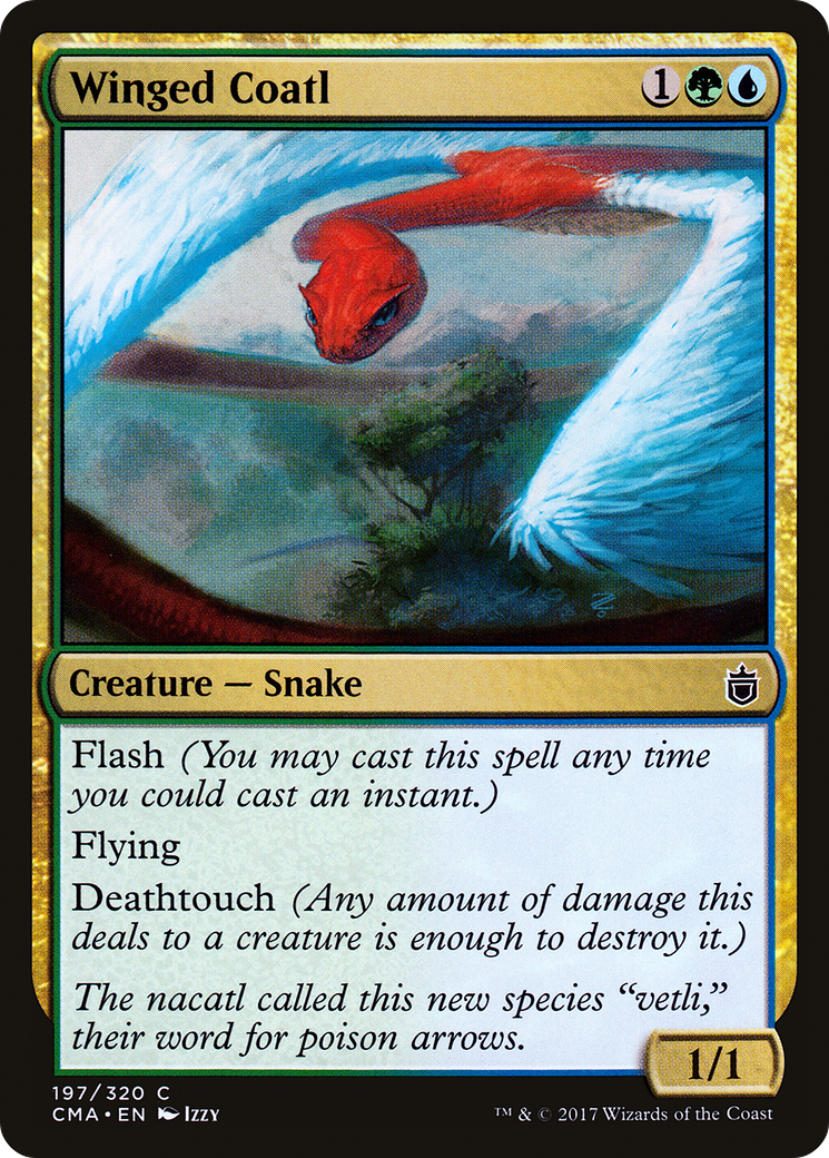 Winged Coatl (197) - Commander Anthology