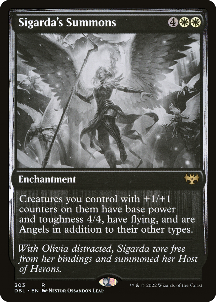 Sigarda's Summons (303) Foil - Innistrad: Double Feature