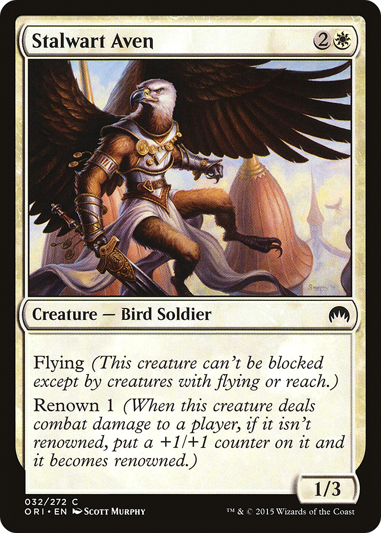 Stalwart Aven (032) Foil - Magic Origins
