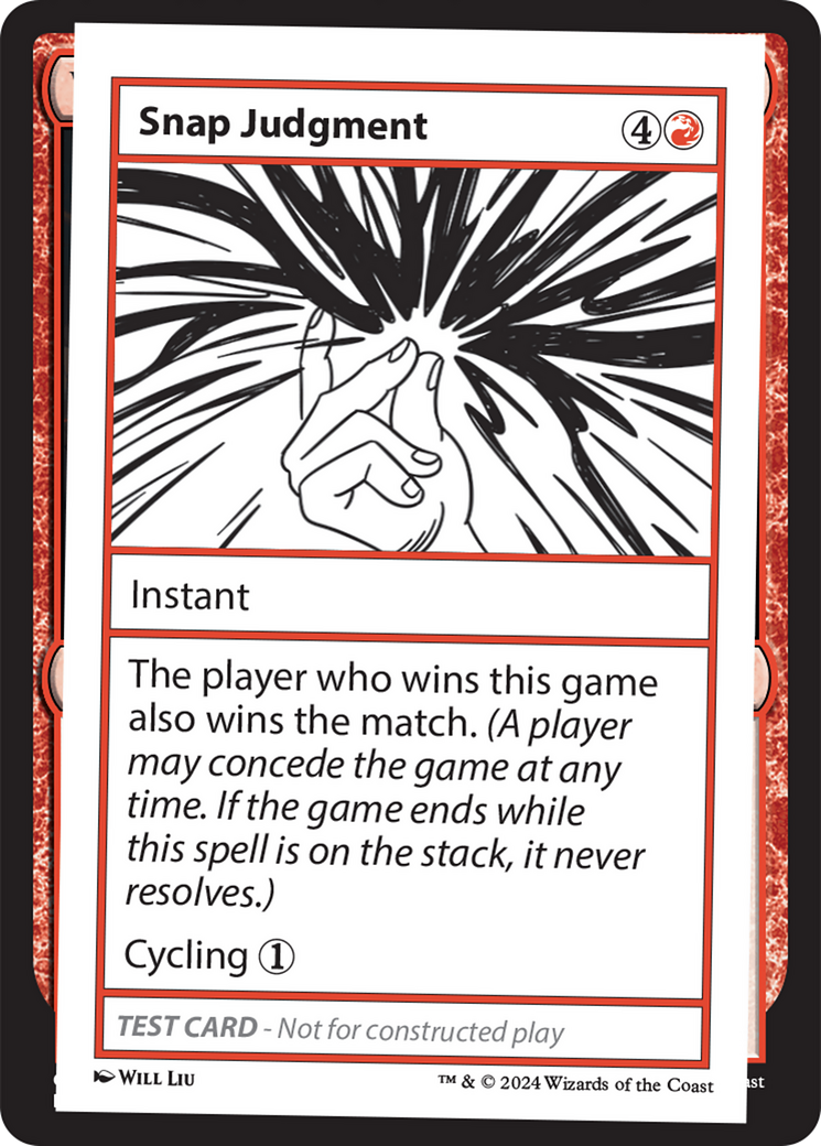 Snap Judgment - Mystery Booster 2