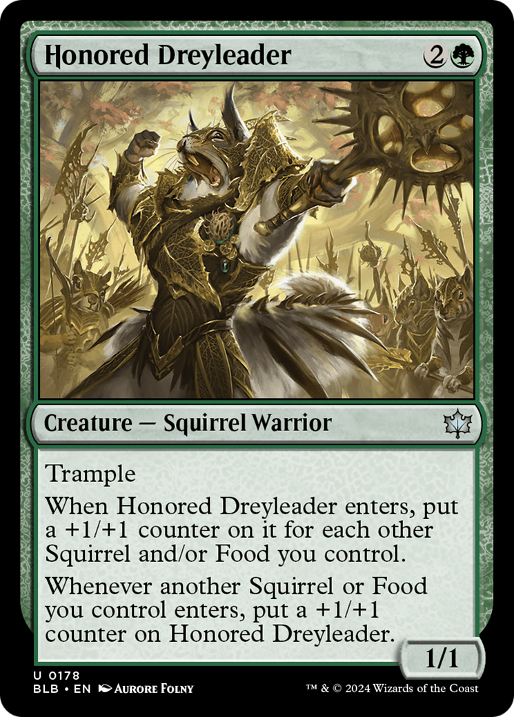 Honored Dreyleader (178) Foil - Bloomburrow