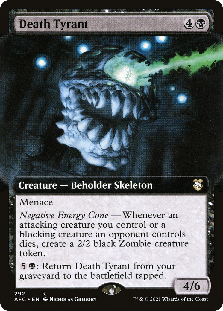 Death Tyrant (Extended Art) (292) - Forgotten Realms Commander