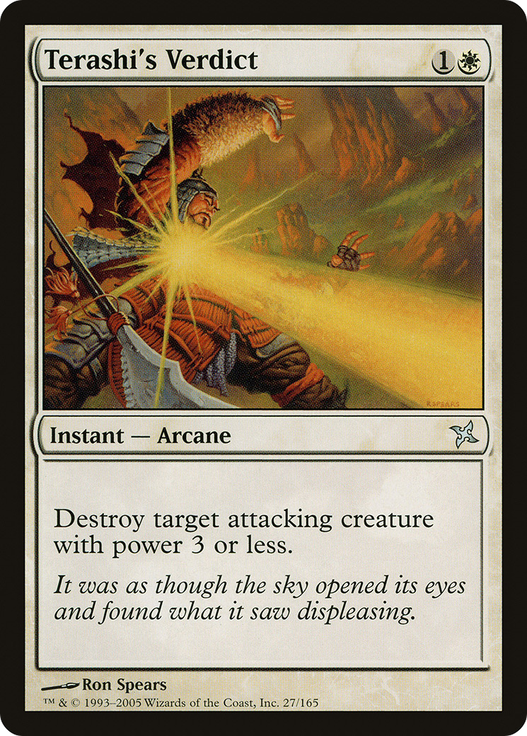 Terashi's Verdict (027) Foil - Betrayers of Kamigawa