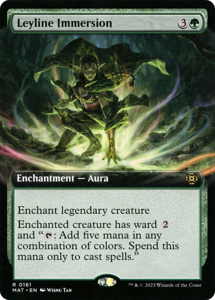 Leyline Immersion (Extended Art) (161) Foil - March of the Machine: The Aftermath
