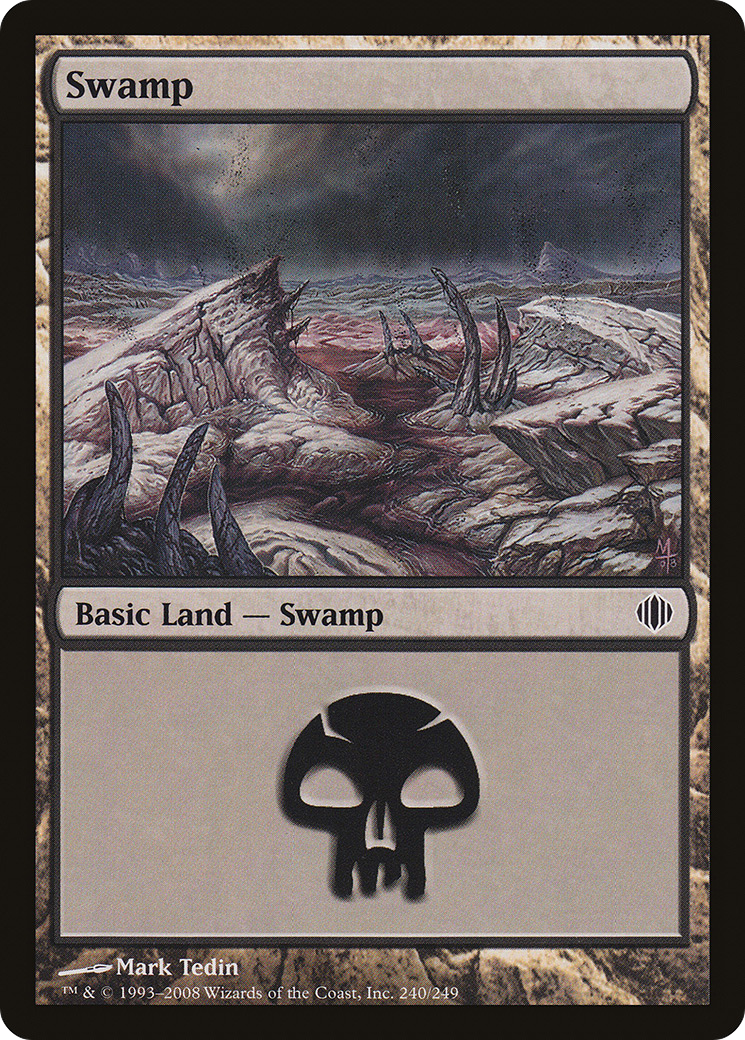 Swamp (240) Foil - Shards of Alara