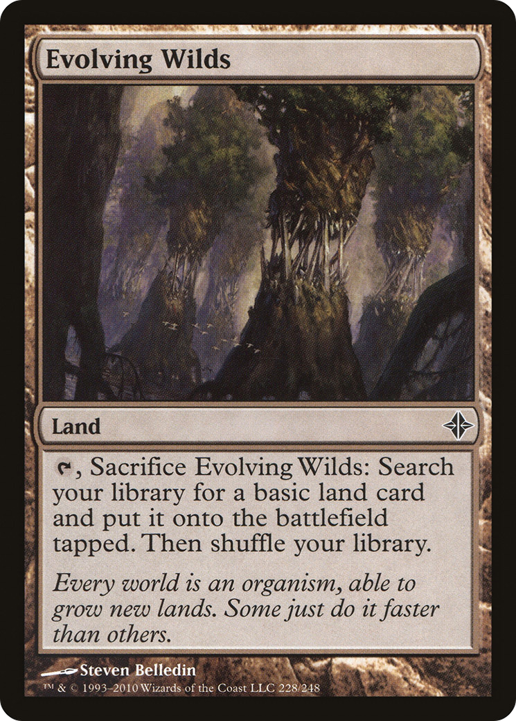 Evolving Wilds (228) Foil - Rise of the Eldrazi
