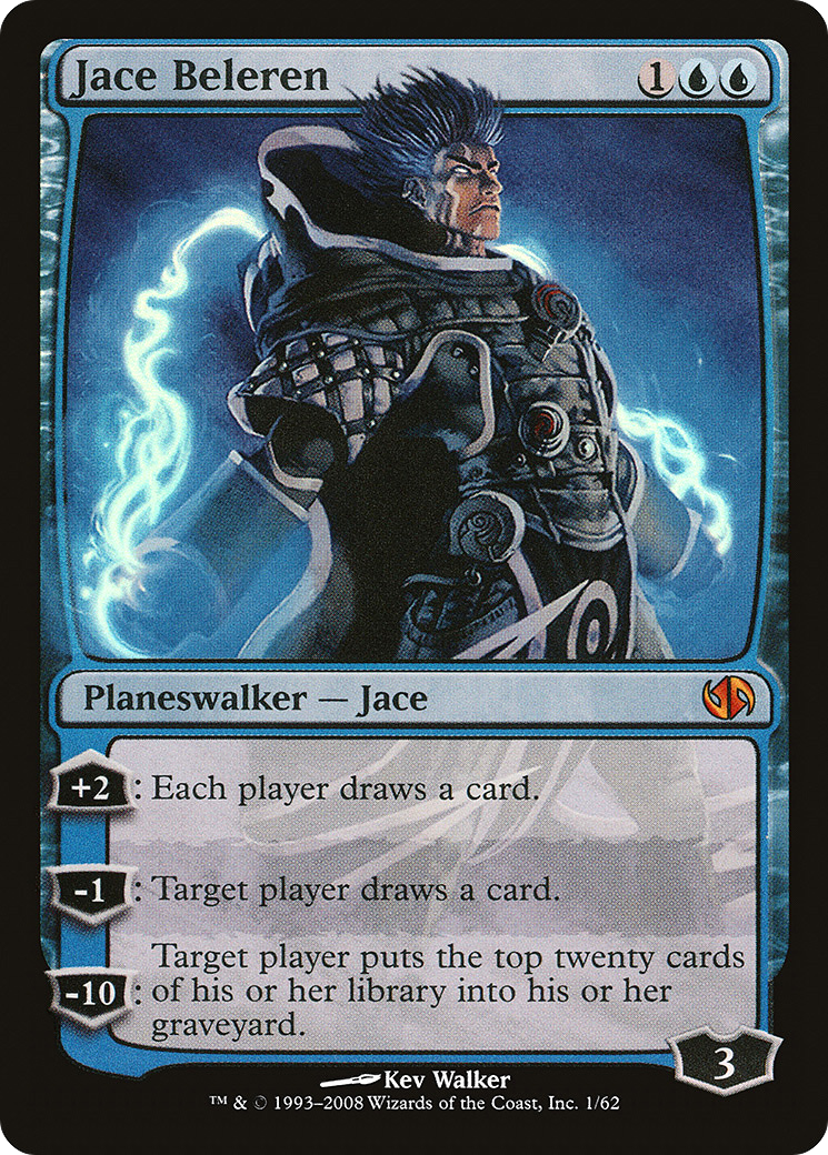 Jace Beleren (001) Foil - Duel Decks: Jace vs. Chandra