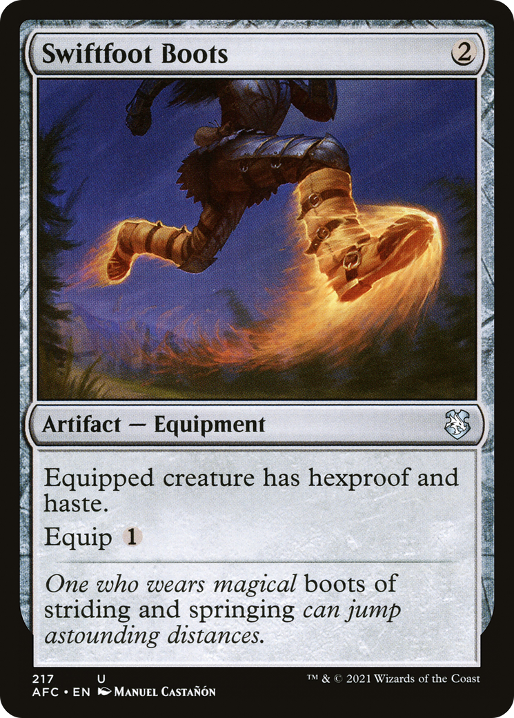 Swiftfoot Boots (217) - Forgotten Realms Commander